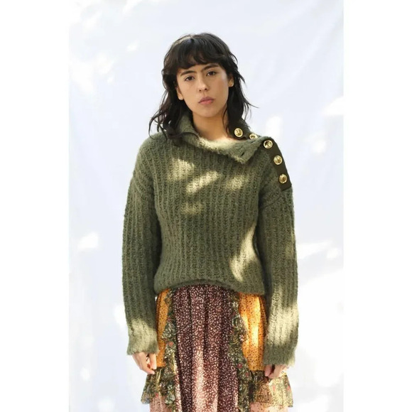 Moschino Boutique Alpaca Chunky Knit Sweater - Picture 1 of 9